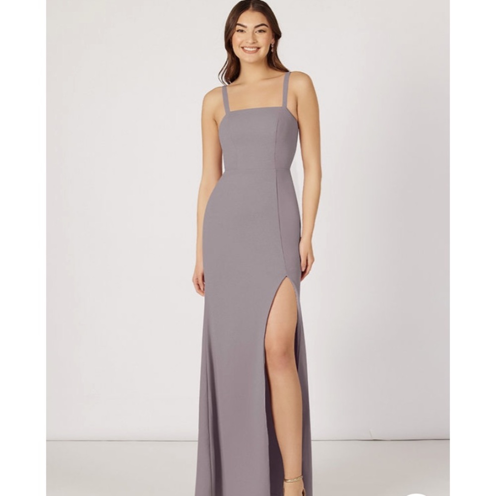 Azazie Gianetta Bridesmaid Dress size A4 Lavender Dusk Lilac